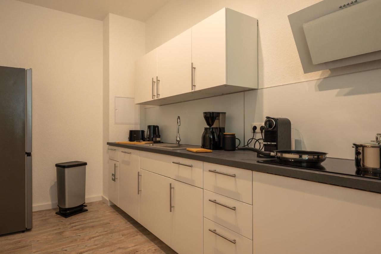 Maremar - Design Apartment - Luxus Boxspringbett - Zentral - Kueche - Arbeitsplatz - Highspeed Wlan Gera Dış mekan fotoğraf