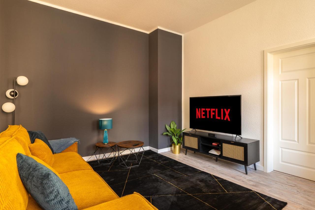 Maremar - Design Apartment - Luxus Boxspringbett - Zentral - Kueche - Arbeitsplatz - Highspeed Wlan Gera Dış mekan fotoğraf